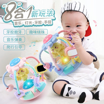 Baby toy music piano key hand grab Bell newborn baby puzzle Enlightenment early education tooth gum crawling beads