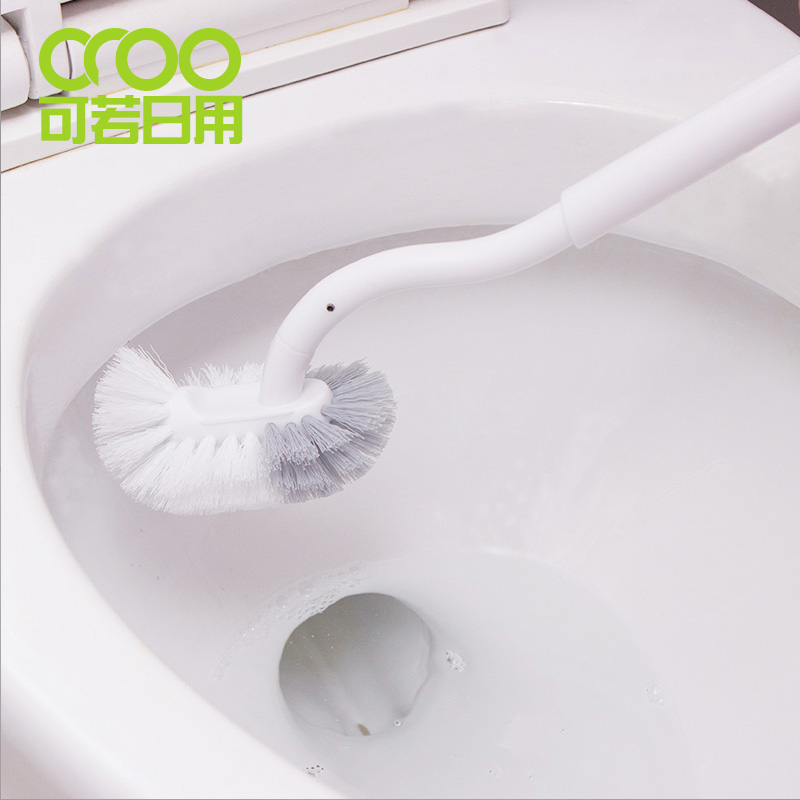 Japan aisen toilet brush toilet cleaning brush toilet angle brush toilet brush toilet brush wash brush crank toilet brush-Taobao