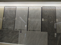 800 * 800mm Guangdong negative ion through marble tile simple gray jazz white living room floor tile 800mm