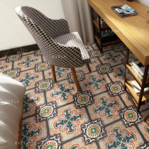 200 hand-painted antique flower brick restaurant kitchen toilet floor tile background wall tile tile flower panel balcony non-slip floor tile