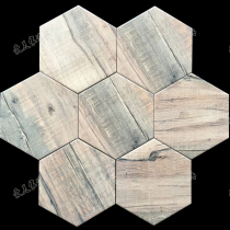 200*230 antique wood grain hexagonal tile living room bedroom dining room kitchen balcony vintage tile hexagonal tile tile