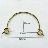 Сумка, металлический аксессуар для сумки, ручка, металлическая портативная упаковка, (в наличии на складе)