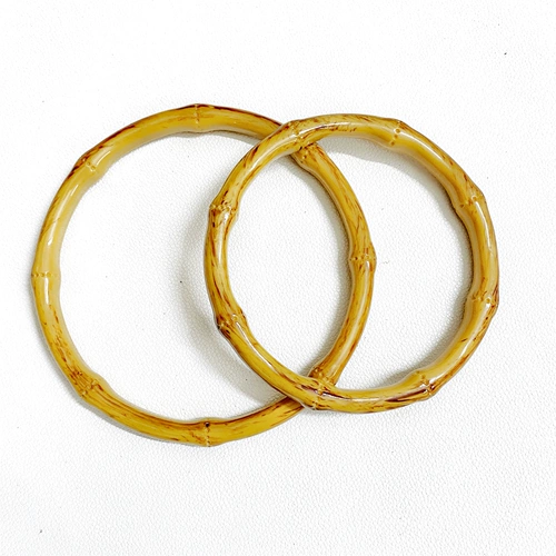 Пластиковая бамбуковая ручка, сумка, кольцо