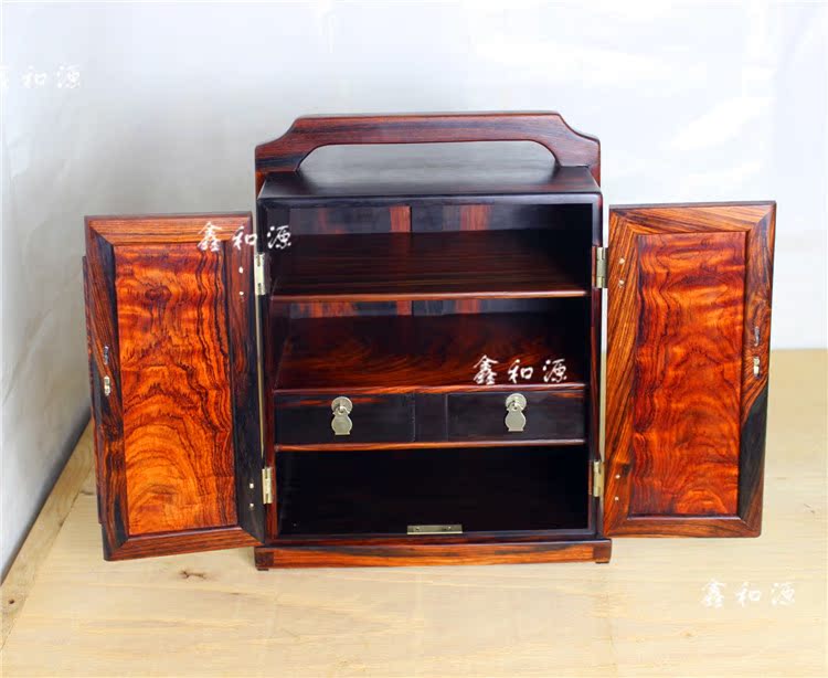 Sapphire gỗ hồng sắc gỗ gụ màu đỏ gỗ hồng vali hộp đơn hộp cũ hộp đồ trang sức hộp Ming và Qing đồ nội thất cổ điển - Cái hộp thùng gỗ pallet trang trí