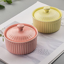 Caramel pudding mold creative cute baby water steamed egg dessert tableware set ceramic shufflei cake baking bowl