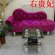 Châu Âu sofa vải phòng ngủ cửa hàng sofa ba nhỏ sofa căn hộ độc thân đi lang thang lười biếng ghế dài - Ghế sô pha sofa văn phòng