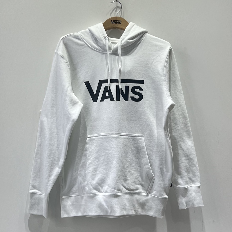 Vans Classic Logo Unisex Pullover Hooded Long-Sleeved Terry Casual Fashion Sweatshirt Vn0A4Mm9Wht