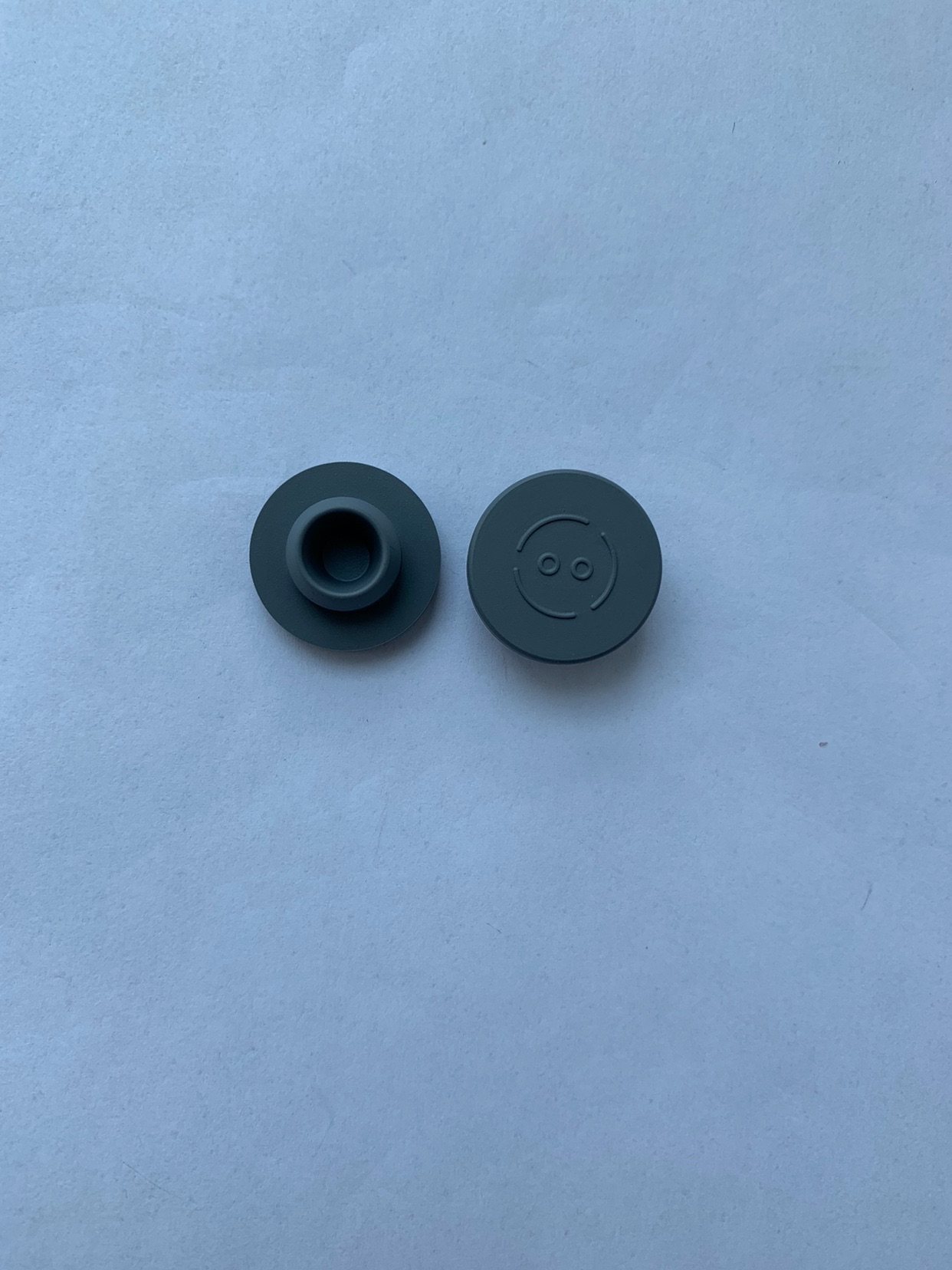 24mm flat mouth butyl rubber stopper infusion bottle with rubber stopper brine bottle with large rubber stopper