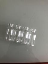 5ml transparent snap-top glass bottle freeze-dried bottle 13 small glass bottles with gutta-percha stopper caps