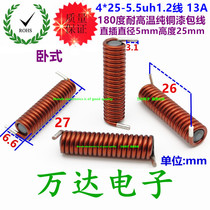 Magnetic bar lolliform 4 * 25 5 5UH 1 2 Line 19 5T 13A Horizontal R Rod Coil Inductance