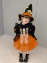 thoi trang haloween Bé gái Halloween cosplay phù thủy bí ngô váy trẻ em ăn mặc trang phục dành cho trẻ em và trẻ em trung niên dạ quang váy đèn lồng happy happy halloween