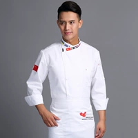 Белый лонгслив, фартук