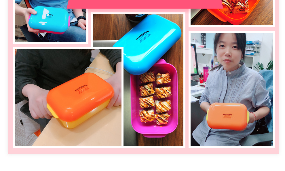 cà mèn hâm điện Frozzypack Nhật Bản Crisp Box Bento Hộp cơm trưa Hộp cơm trưa Bảo quản - Hộp cơm điện sưởi ấm hộp cơm hâm nóng lock&lock