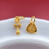 925 старинных французских серебряных позолоченных аксессуаров, все ваши желания сбываются, кулон, пробуждение льва, маленький Будда, кулон в виде слитка рыбьего хвоста своими руками