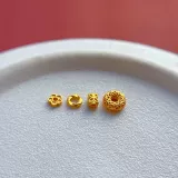 S925, золотые бусины, прокладка, аксессуар из грецкого ореха, хлеб, DIY