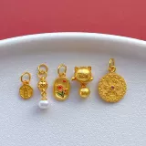 Золотые аксессуары, подвеска, аксессуар, на удачу, DIY