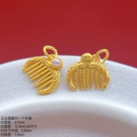 Расческа, подвеска, серебро 925 пробы