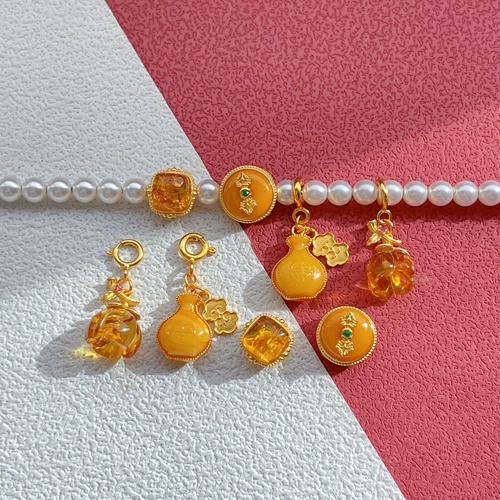 Аксессуары из воскового агата, ювелирное украшение, подвеска, DIY