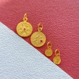 Золотые аксессуары, подвеска, аксессуар, на удачу, DIY