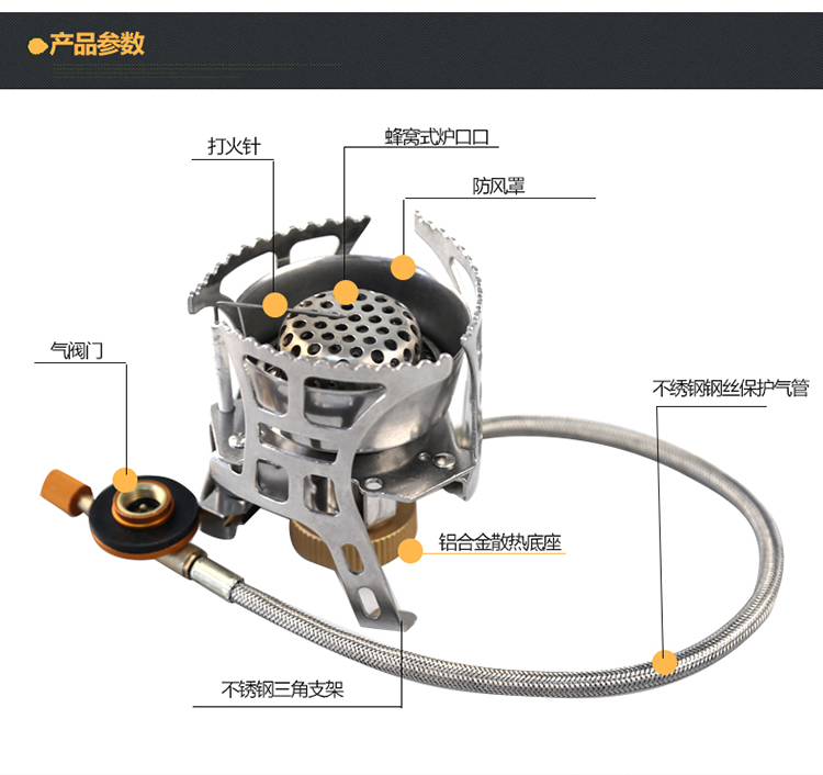 Bếp gas ngoài trời dã ngoại - Bếp lò / bộ đồ ăn / đồ nướng dã ngoại bếp nướng gas ngoài trời