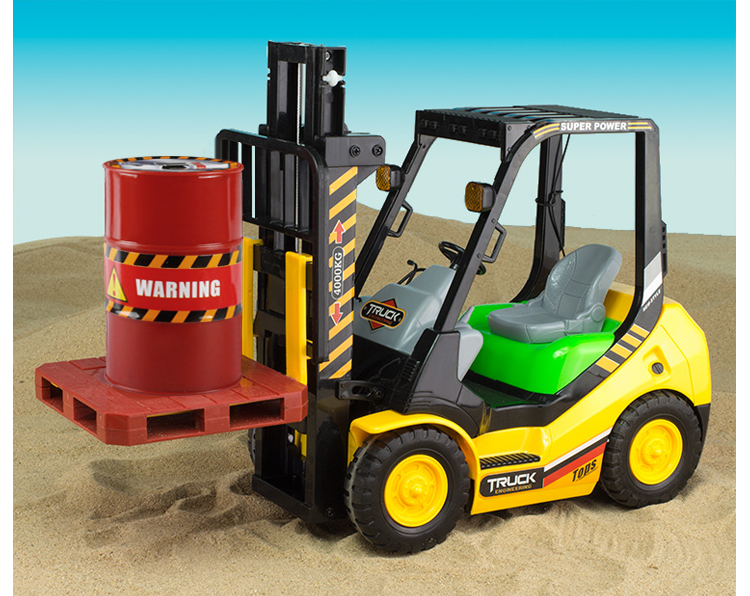 Mô hình xe nâng điều khiển từ xa xe sạc kỹ thuật xe con trai bốn lái xe điện đồ chơi xe nâng xếp ô tô điều khiển từ xa cho bé