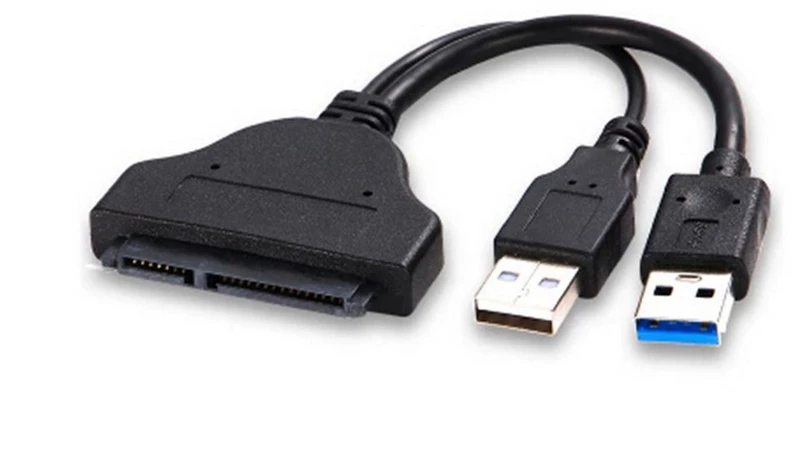 Máy tính USB vào ổ cứng cáp dữ liệu truyền hình cáp chuyển đổi USB 2.5 SATA dễ lái đường lối cứng rắn dòng nối tiếp - USB Aaccessories quạt pin mini