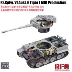 In Stock: Wheatfield Model Rm-5100 1/35 Tiger Tank Mid-Production Version Shell Cutting/Complete Version
