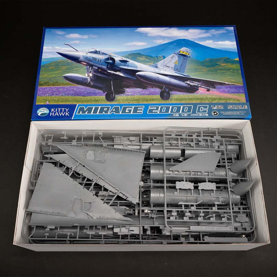 Spot special price Kitty Hawk plastic assembly 1/32 French Mirage 2000C fighter KH32020
