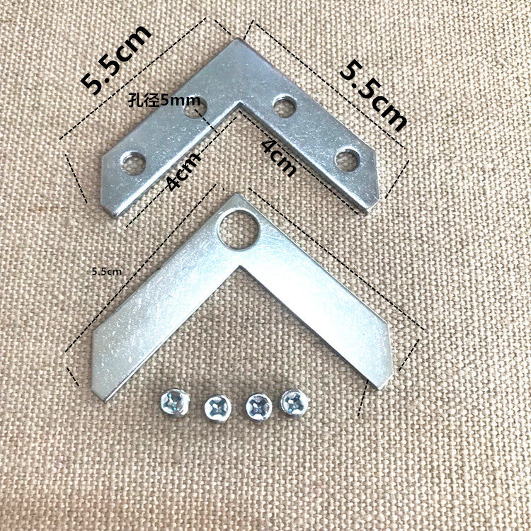 Aluminum alloy photo frame corner code L type ultra-connected piece aluminium alloy special accessory hardware corner code negatives screw