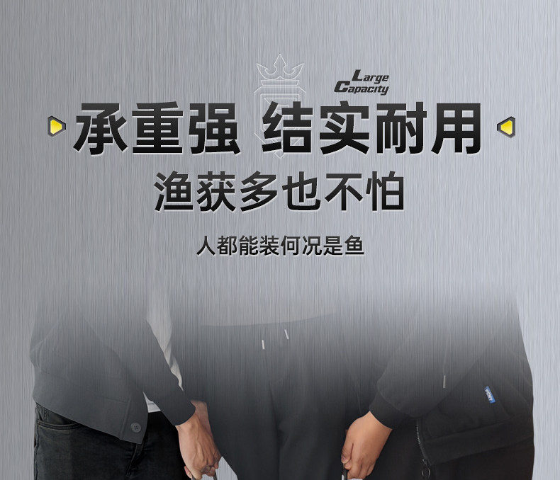 Барсетка, универсальная льняная сумка, водонепроницаемая складная портативная система хранения, увеличенная толщина Giant fin King 