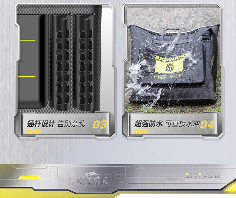 Барсетка, универсальная льняная сумка, водонепроницаемая складная портативная система хранения, увеличенная толщина Giant fin King 