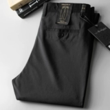 Демисезонные хаки шелковые японские штаны