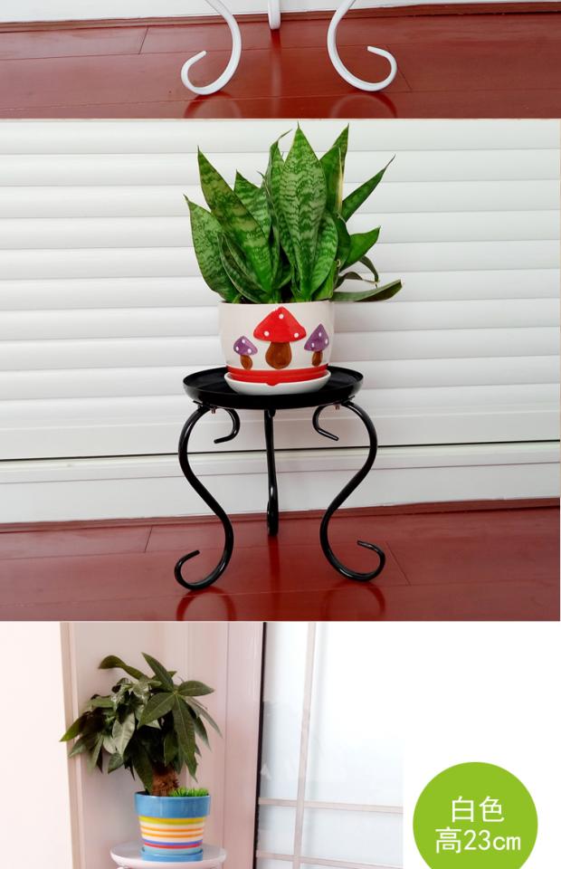 Châu Âu một lớp sắt rèn hoa đứng sàn ban công phòng khách chậu hoa đơn giản màu xanh lá cây nhỏ đứng hoa cung cấp đặc biệt - Kệ tủ sách gỗ