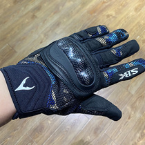  SBK motorcycle carbon fiber gloves Summer AJ-1 knight breathable anti-fall riding motorcycle touch screen gloves anti-fall