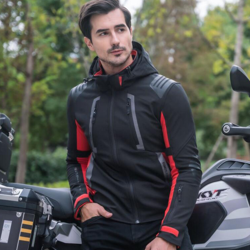 SBK motorcycle riding suit anti-fall waterproof motorcycle jacket men's and women's autumn and winter racing suit fashion casual knight suit
