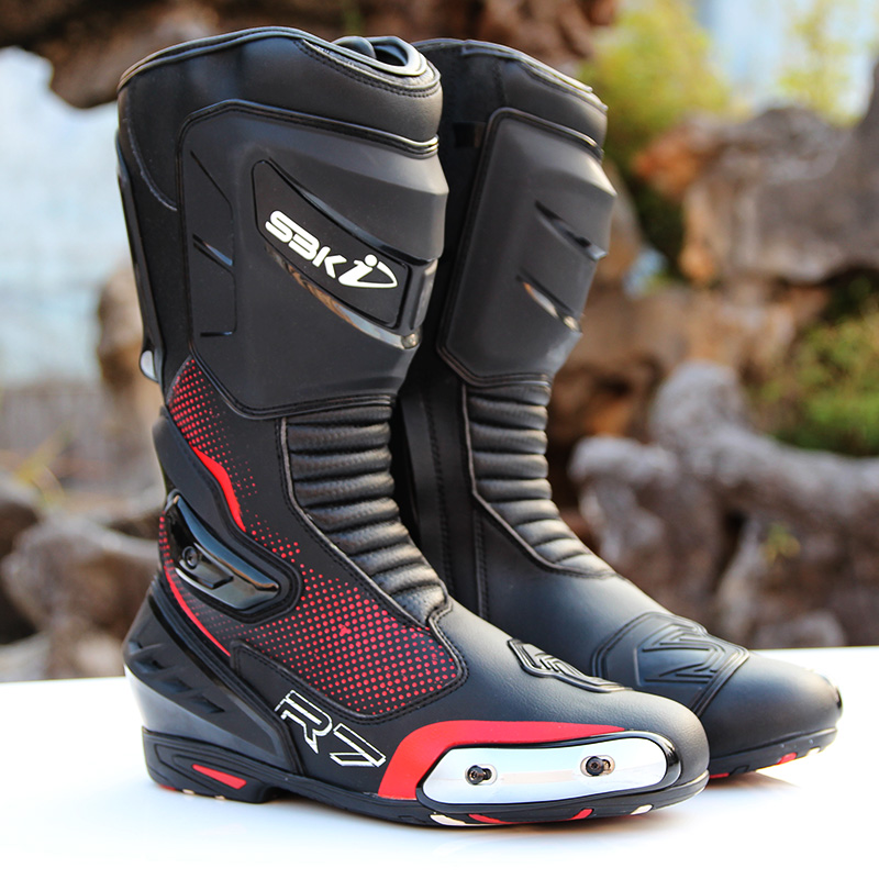 New SBK locomotive road riding boot locomotive long boot track boots men's shoes knight anti-fall seasons