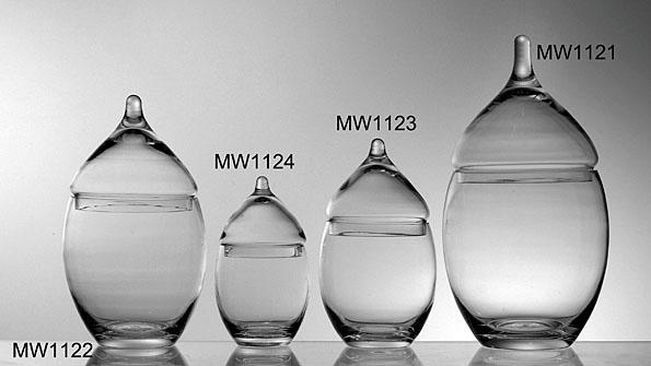 Xinweijia Glass Sugar Jar Decorative Vessel Crystal Jar Kitchen Ornament Creative Home Kitchen Supplies Lead-Free Transparent