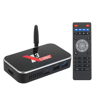 X3 CUBE 2GB 16GB S905X3 Android TV box 4K network set-top box 1000M LAN