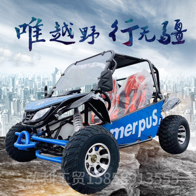 ໃໝ່ 200cc ຜູ້ໃຫຍ່ off-road kart gasoline all-terrain UTV beach car farmer's car drift car motor