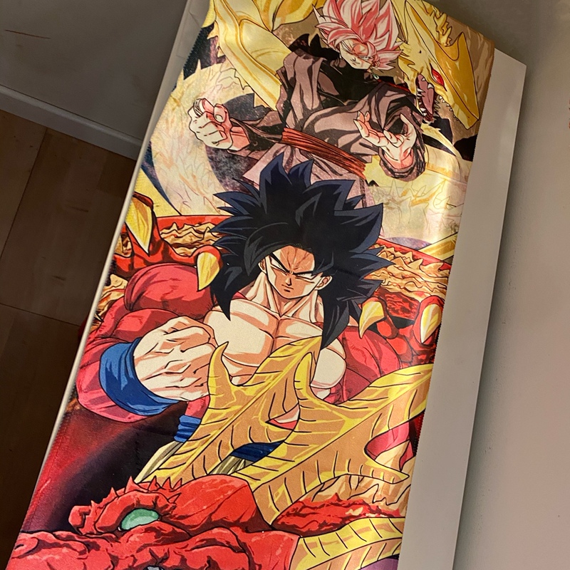 Cartoon Swimming Absorbent Running Fitness Trendy Brand Sports Personality Boys Towel Bath Towel Sweat-Wiping Quick-Drying Dragon Ball Gift