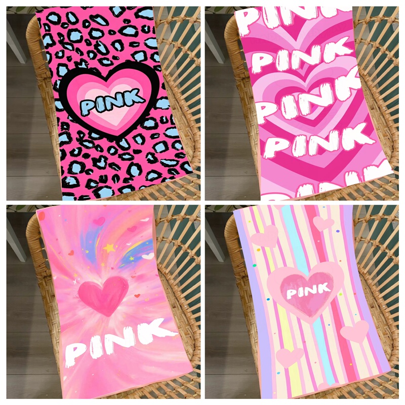 Fitness Towel Pink Female Sweetheart Pink Barbie Towel Trendy Sports Absorbent Bath Towel Beach Towel Fitness Towel Pink Female Sweetheart Pink Barbie Towel Trendy Sports Absorbent Bath Towel Beach Towel