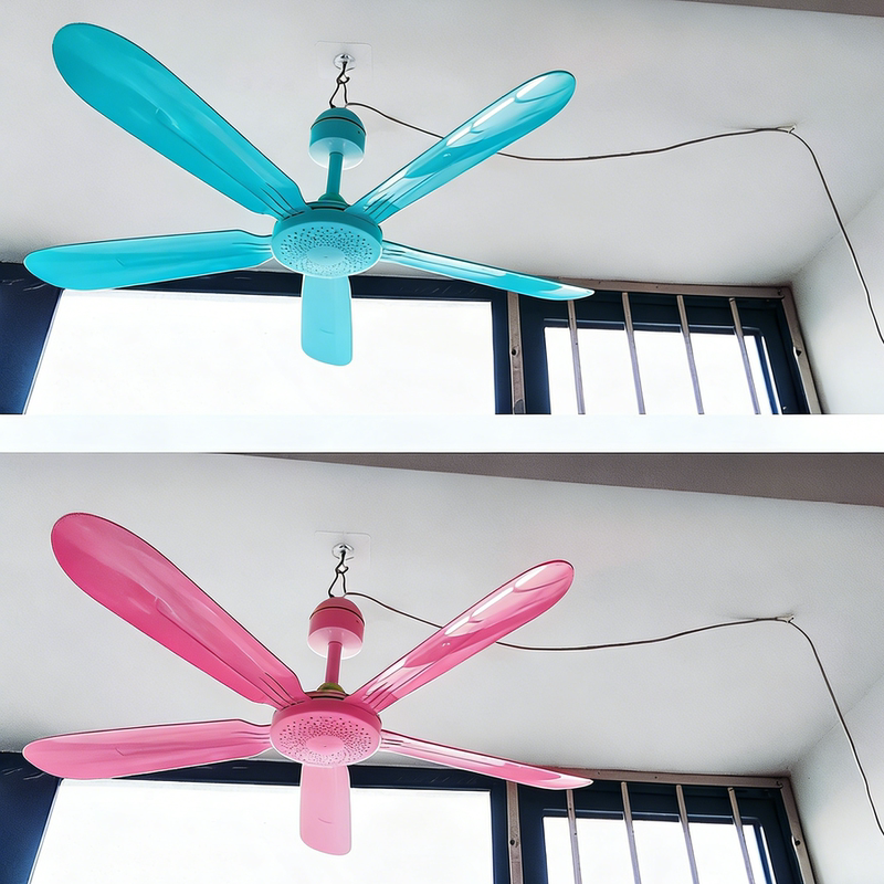 Small Ceiling Fan Wall-Mounted Hanging Hook with Adhesive Lock, No-Drill Hook for White Walls and Ceilings, Adhesive Hook Without Nails