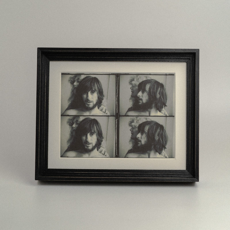 Handmade Original Vintage Black Art-Style Black and White Art Space Display Frame Decorative Picture Frame