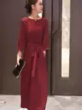 Элитный красный шелковый осенний приталенный корсет