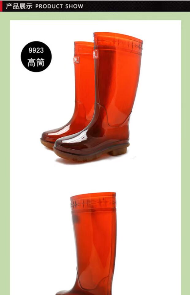 Giày cao gót mới ủng đi mưa cho nam Giày đi mưa đế dày Bộ giày đế xuồng chống axit và kiềm chống thấm nước ủng cao su công nghiệp giay di mua