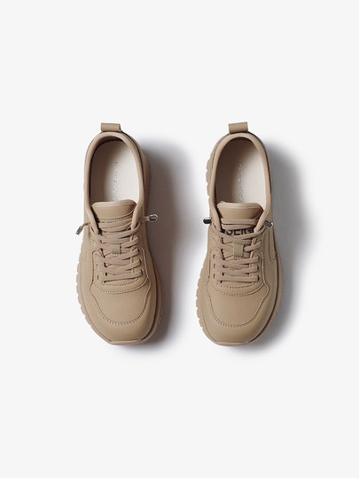 Genuine leather soft sole soft surface casual shoes for women, versatile flat soles, comfortable walking and traveling, 2026 spring and autumn new Forrest Gump shoes