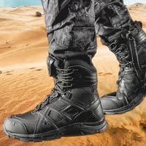 Land war boots male high desert combat boots mountain boots waterproof tactical boots outdoor hiking shoes training boots hiking shoes