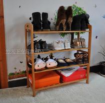 Nanzhu shoe rack Shoe cabinet size shoe rack storage rack Shoe rack dustproof wooden shoe rack