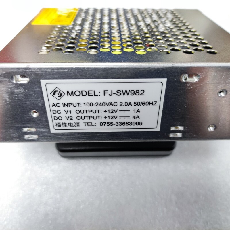 Genuine Fj-Sw982 Dual Set 12V Parking Lot Access Control Security Switching Power Supply 12V4A12V1A Dual Channel Genuine Fj-Sw982 Dual Set 12V Parking Lot Access Control Security Switching Power Supply 12V4A12V1A Dual Channel