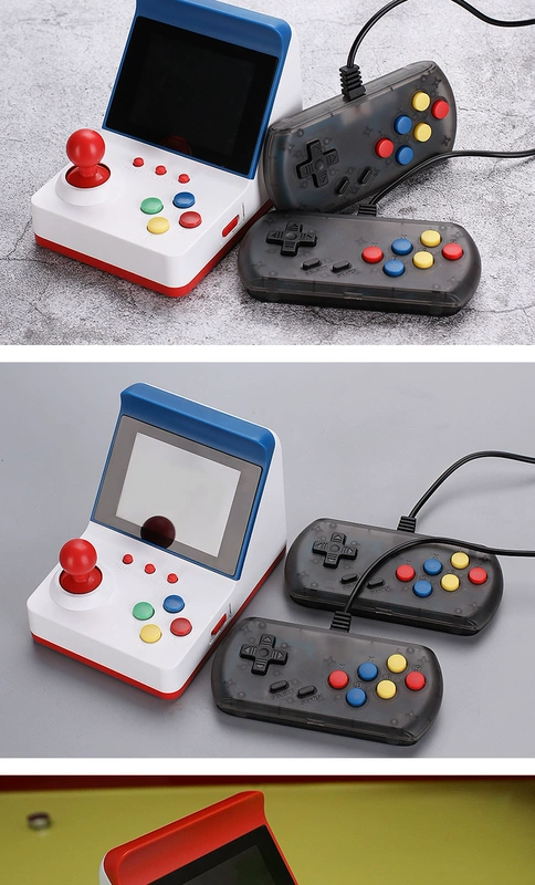 Overlord kid A6 cần điều khiển arcade mini cầm tay 8 trận chiến FC hoài cổ cổ điển có thể sạc lại Contra - Bảng điều khiển trò chơi di động